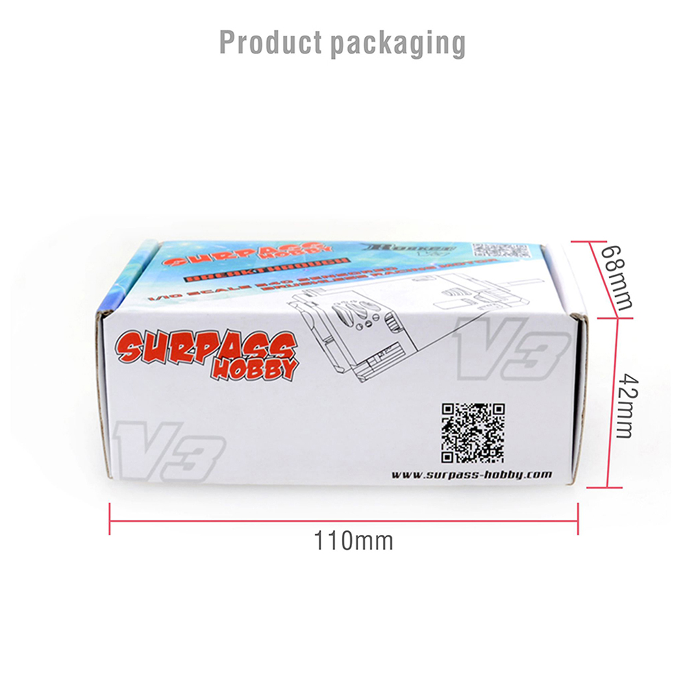 547520671798788096 Surpass Hobby ロケット 540 V3 ブラシレス モーター RC ドリフトカー 5.5T-21.5T 競技用