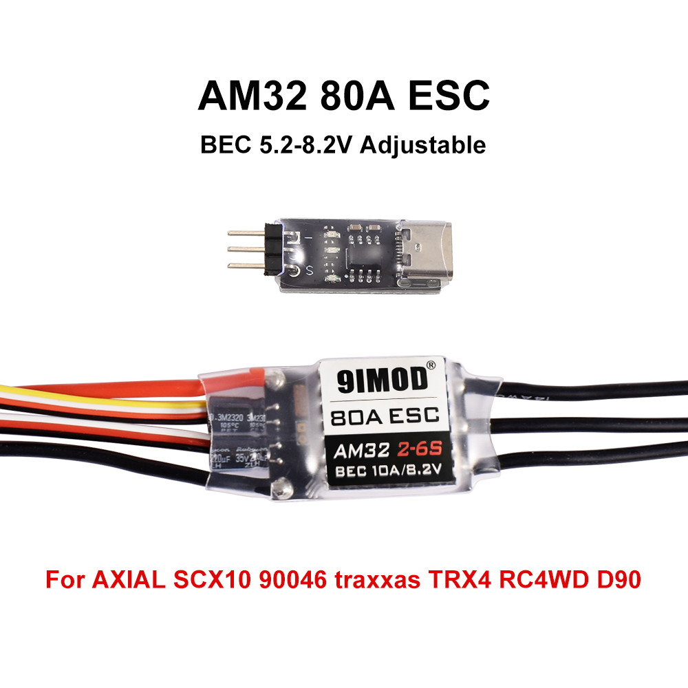 Brushless ESC - 9IMOD RC AM32 Crawler Parts 