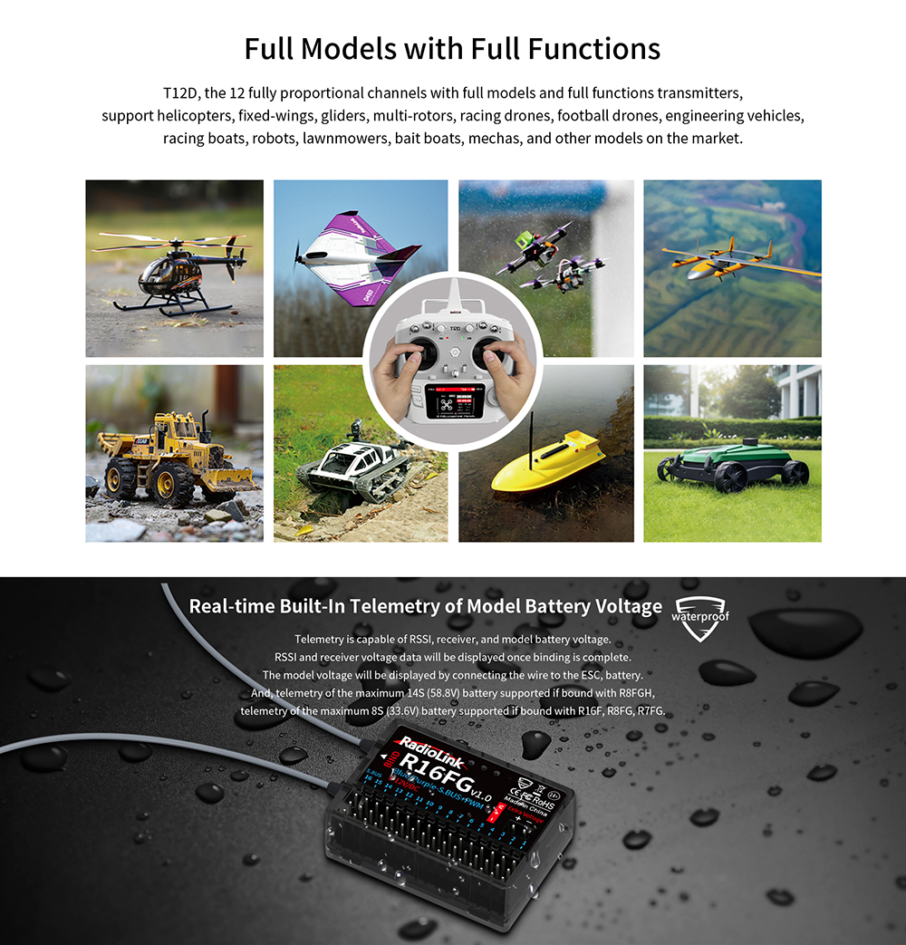 Screenshots showing how to output RSSI value from receiver to FPV monitor in BetaFlight settings.