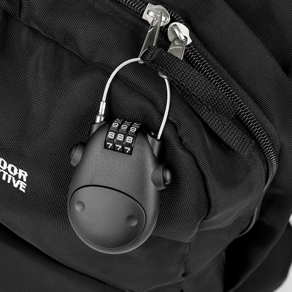 Lucchetto A Combinazione Per Bicicletta - Cavo Da 150 Cm, Codice 4 Cifre | Per Caschi, Passeggini E Scooter - Foto 10