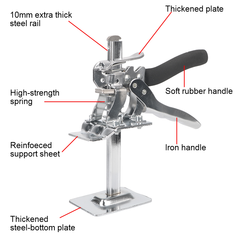 Labor-Saving Arm Stainless Steel 220KG Door Use Board Lifter Cabinet Jack  Household Plaster Sheet Repair Anti Slip Elevator Cera - AliExpress