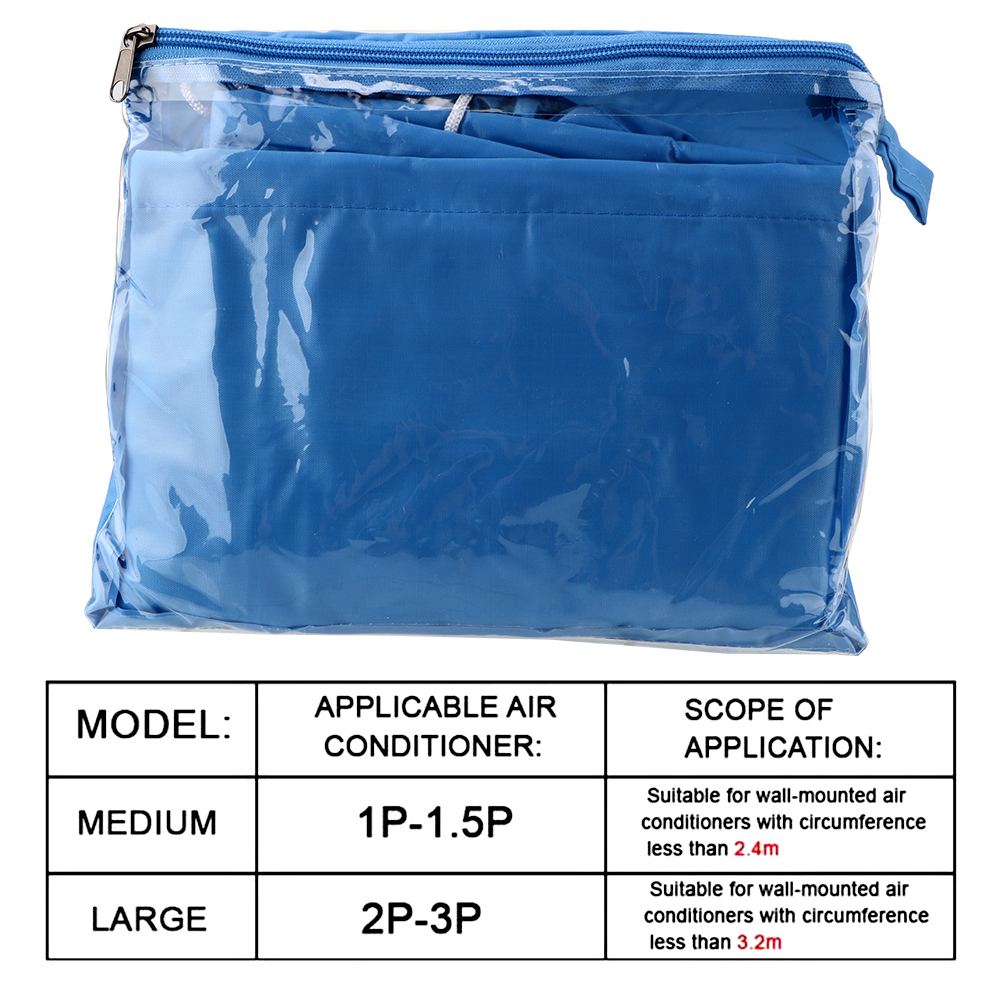 Description Picture 4 of itemAir Conditioner Cleaning For 1-3P Tightening Belt Washable Air Conditioning Covers Wall Mounted Protective Dust Cover