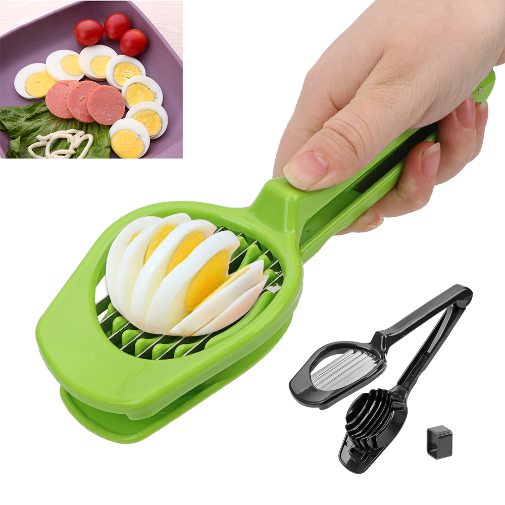 1X Kitchen Tools Strawberry Kiwi Egg Fruit Cutter Egg Slicer Multi Purpose  Food