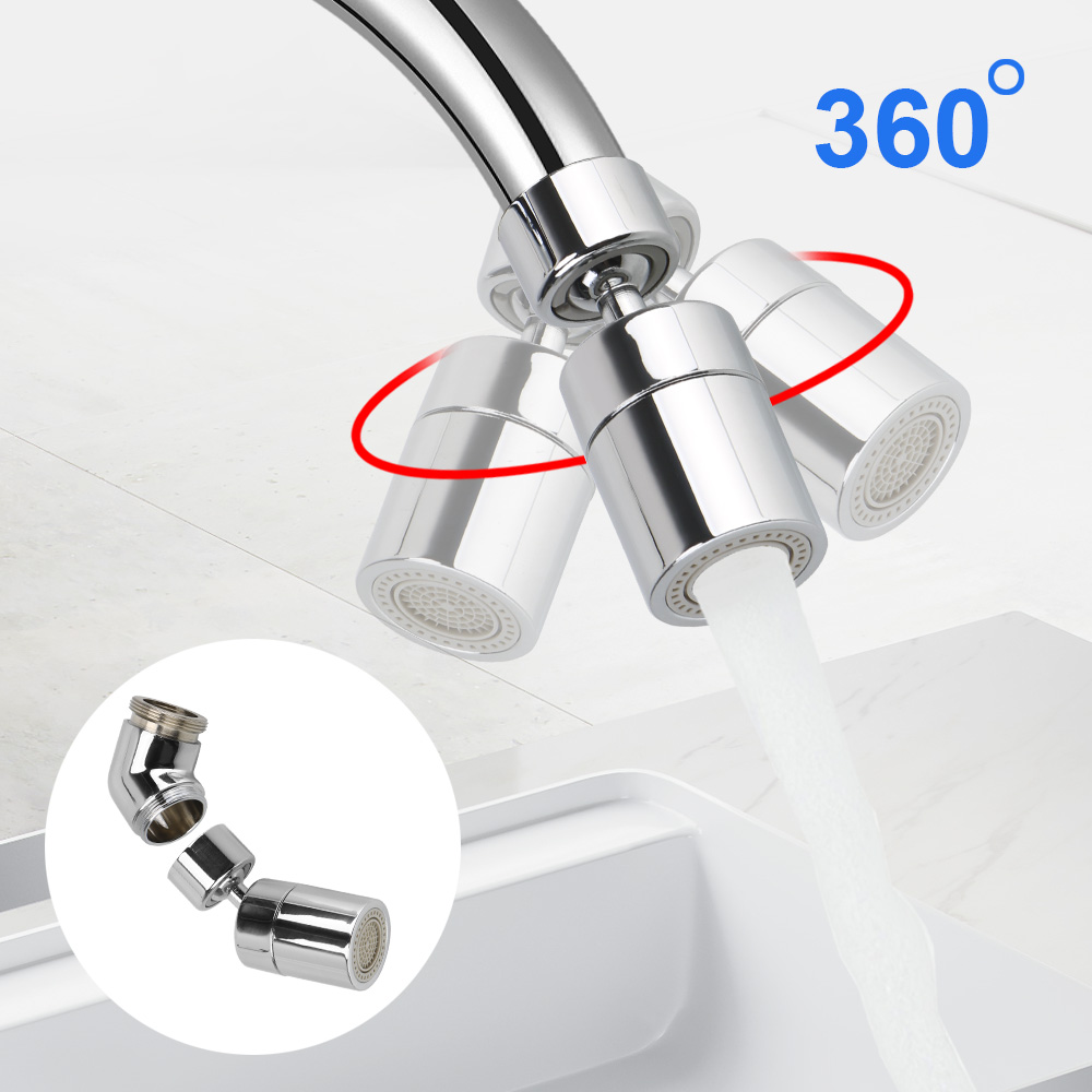 Description Picture 6 of itemTap Swivel Head Sprayer 360° Rotatable Faucet Sprinkler Aerator Connector Shower Adjustable Water Filter Splash-proof