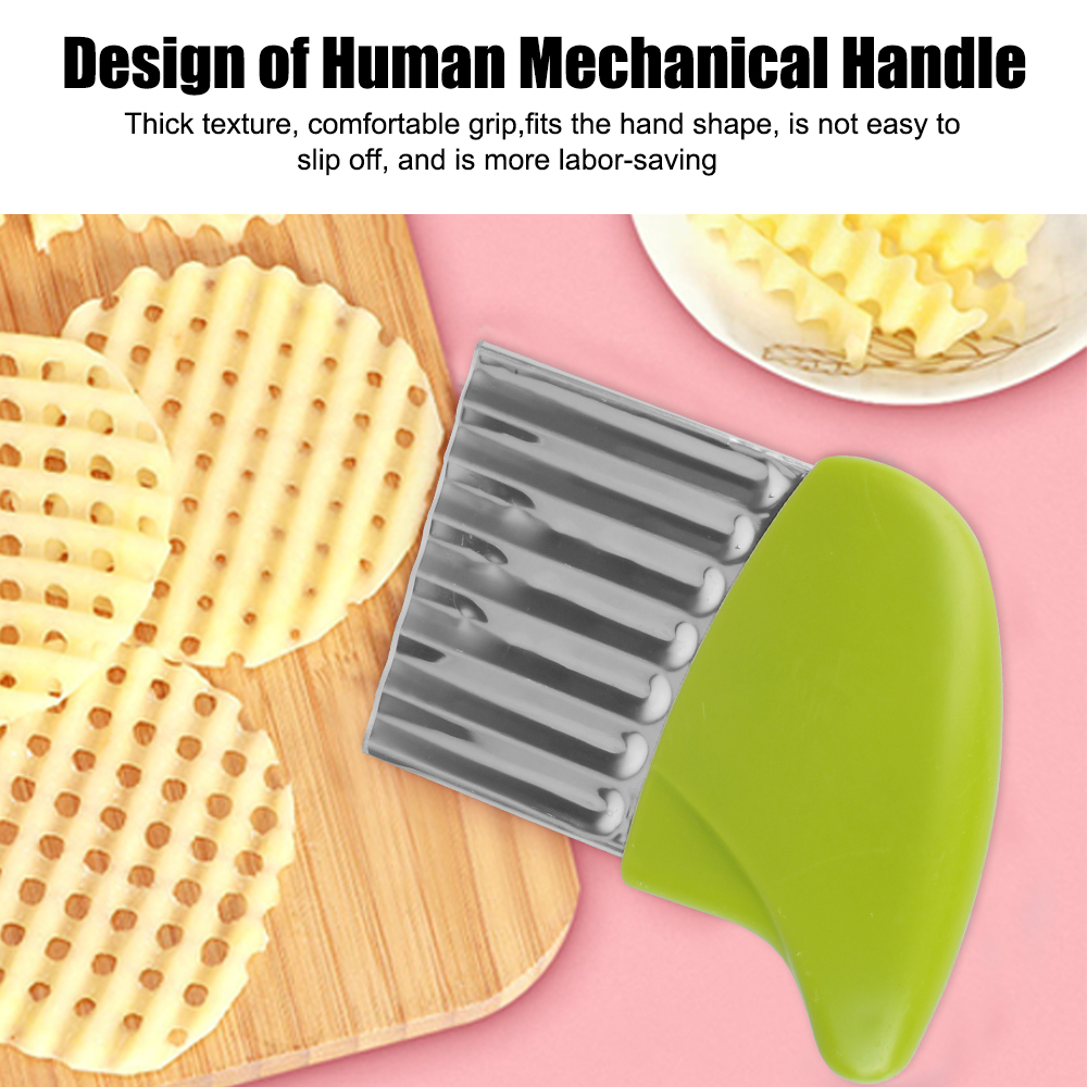Description Picture 4 of itemKids Knife Kids Cooking Cutter Set Potato Crinkle Cutter 6Pcs Safe Kitchen Supplies Peeler Plastic Fruit Knives to Cut Fruits