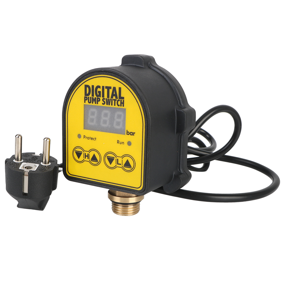 Description Picture 4 of itemPressure Controller Switch 0-10 Bar 1/2'' interface 220V Digital Automatic Air Pump Water Oil Compressor For Water Pump On/OFF