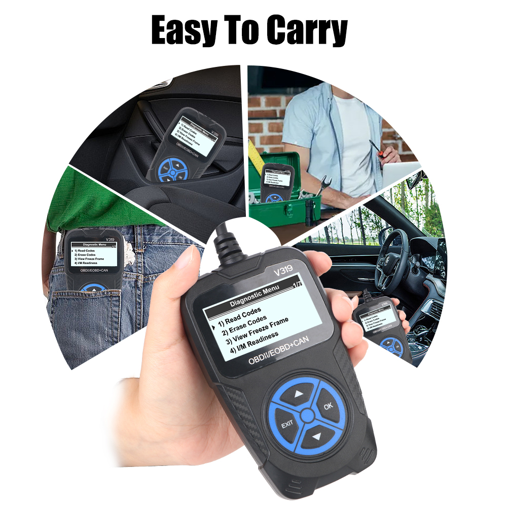 Scanner OBD2 SHALL T100 - Lettore Codici Auto, Diagnostica Motore, Per Veicoli Dopo Il 1996 - Foto 7