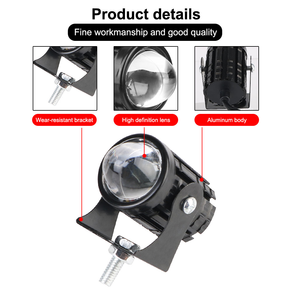 Foco LED en entorno exterior