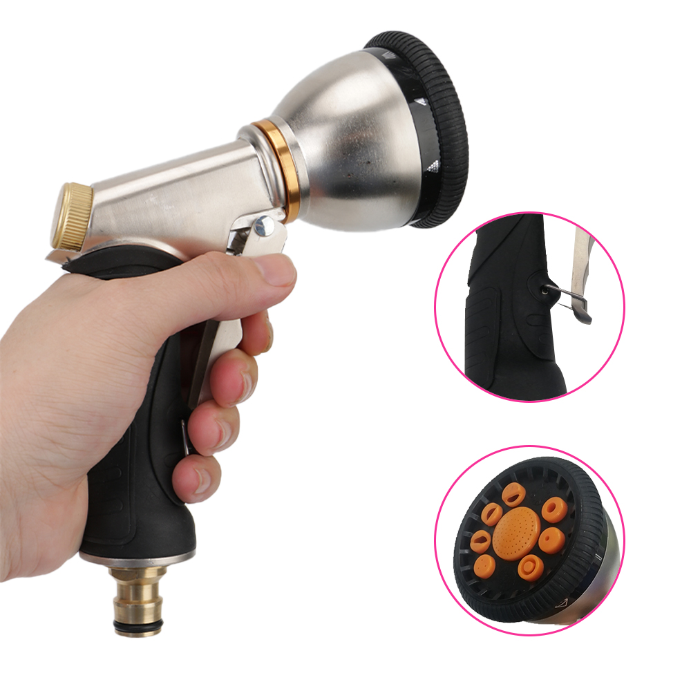 Description Picture 6 of itemIrrigation Tool Car Washer Rotary Water Spray Gun Garden Watering Sprinkle Adjustable High-Pressure Variable Flow Controls