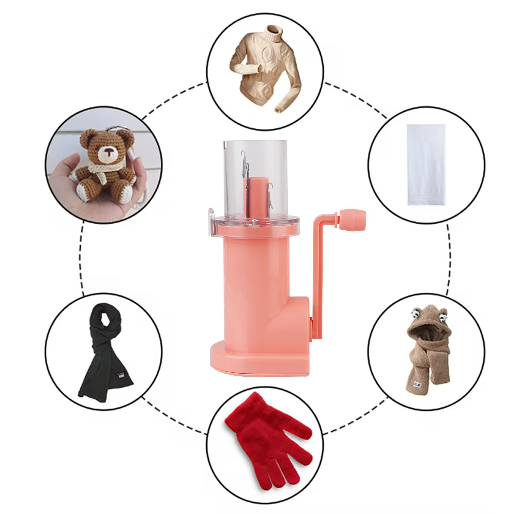 Description Picture 5 of itemEmbellish Hand Knit Creative Knitting Machine Craft Bracelet Weave Tool Loom Spool Knitter Portable Hand-Knitted