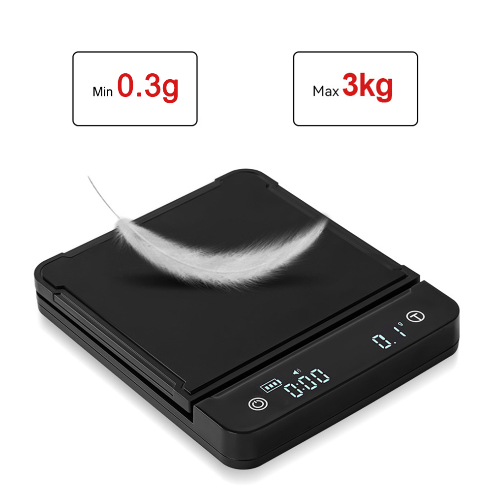 Description Picture 5 of itemDigital LCD Kitchen Accessories For Food Balance Weighing Kitchen Scales with Timer Electronic Coffee Scale 3kg 0.1g