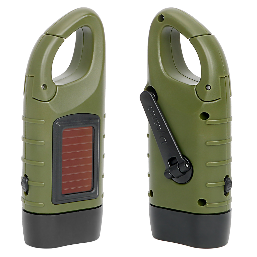 Description Picture 5 of itemFor Outdoor Camping Mountaineering Tent Light LED Flashlight Hand Crank Dynamo Solar Power Torch Lantern Portable