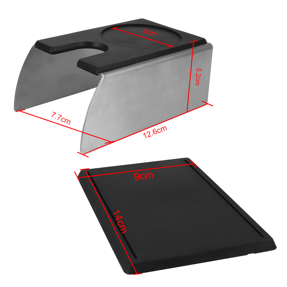 Description Picture 5 of itemCoffee Tamper Stand Coffee Tool Storage Base for Coffee Machine and Coffee Tamper Stainless Steel Tamping Stand