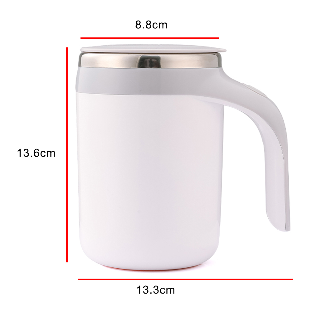 Lazy Auto Stirring Coffee Cup Magnetic Rotating Electric Milk Cup 380ML Automatic  Stirring Mug Smart Stainless Steel Blender Cup - AliExpress