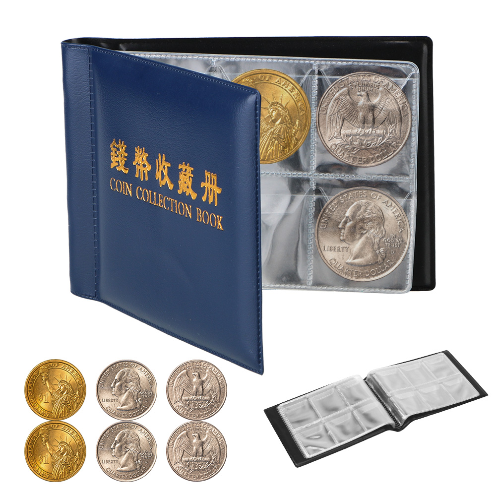 Coin Collection Book Coin Storage Bag Gifts For