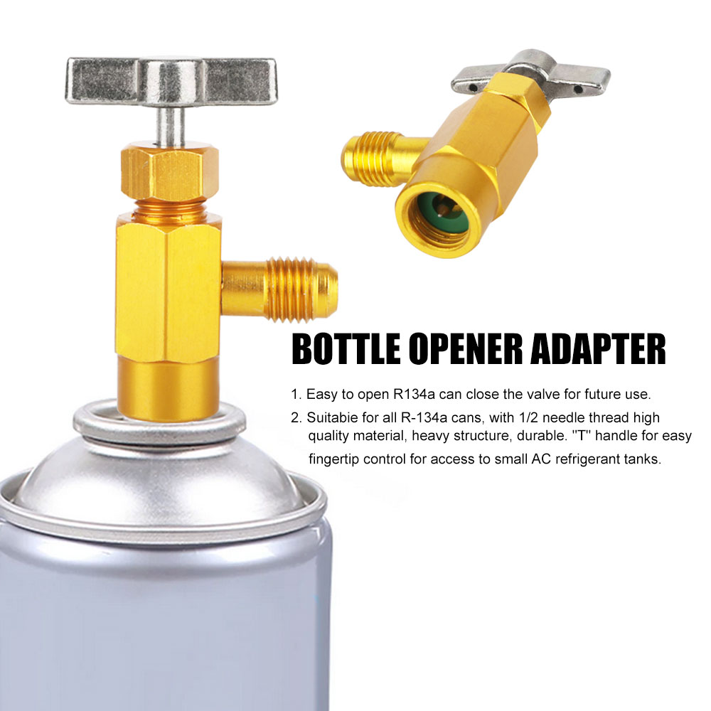 Robinet Réfrigérant R-134a - Filetage ACME 1/2" - Pour Climatisation Auto Et Système AC
