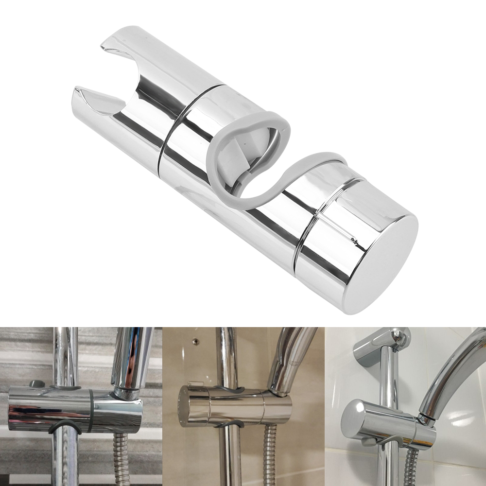 Description Picture 4 of itemBathroom Accessories Adjustable Clamp Shower Slide Rail Bar Holder 18-25mm Home Replacement Shower Head Holder Bracket Universal