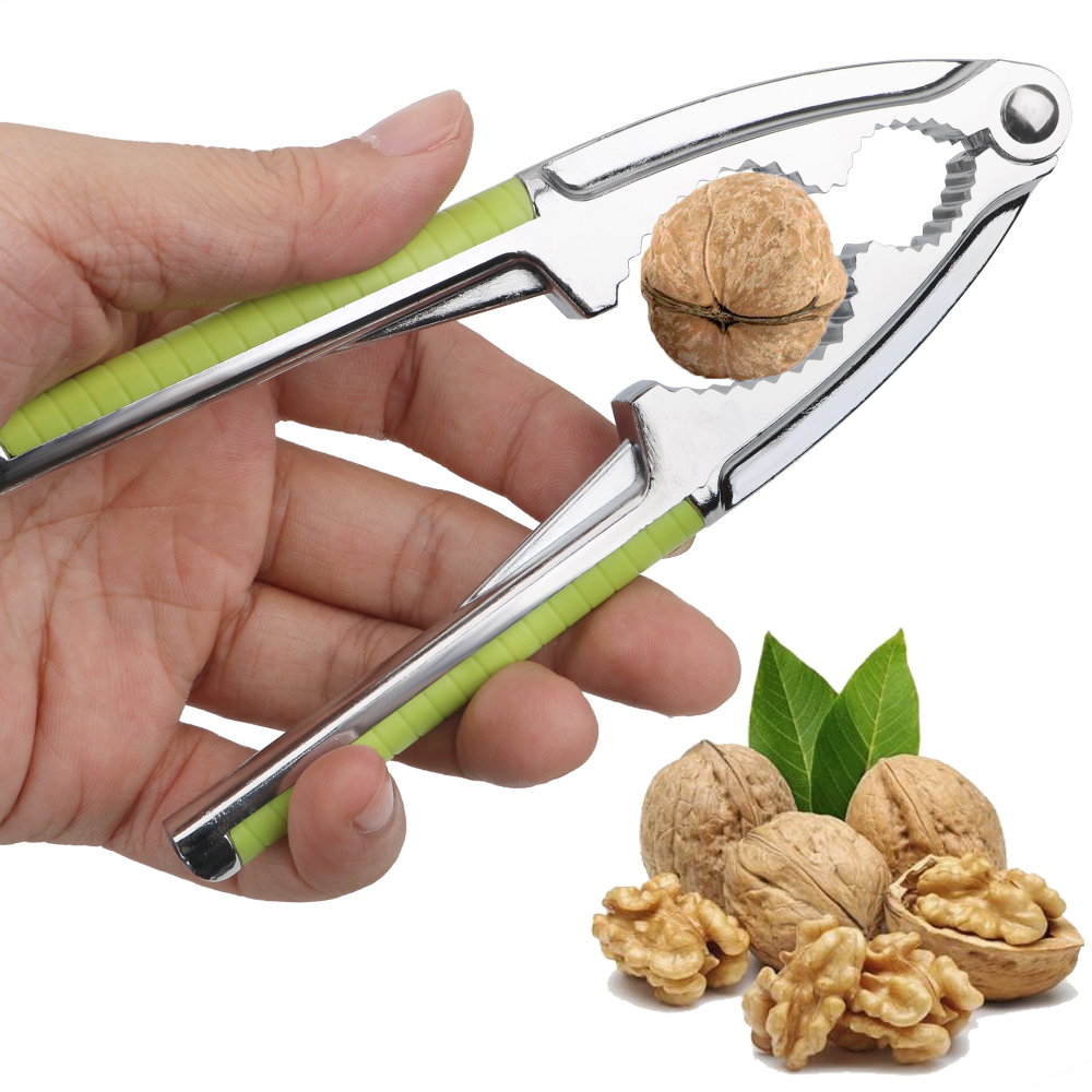 Description Picture 4 of itemQuick Walnut Cracker Nut Cracker Stainless Steel Nutcracker Pine Pecan Hazelnut Plier Multi-Function Nut Clip Kitchen Tools