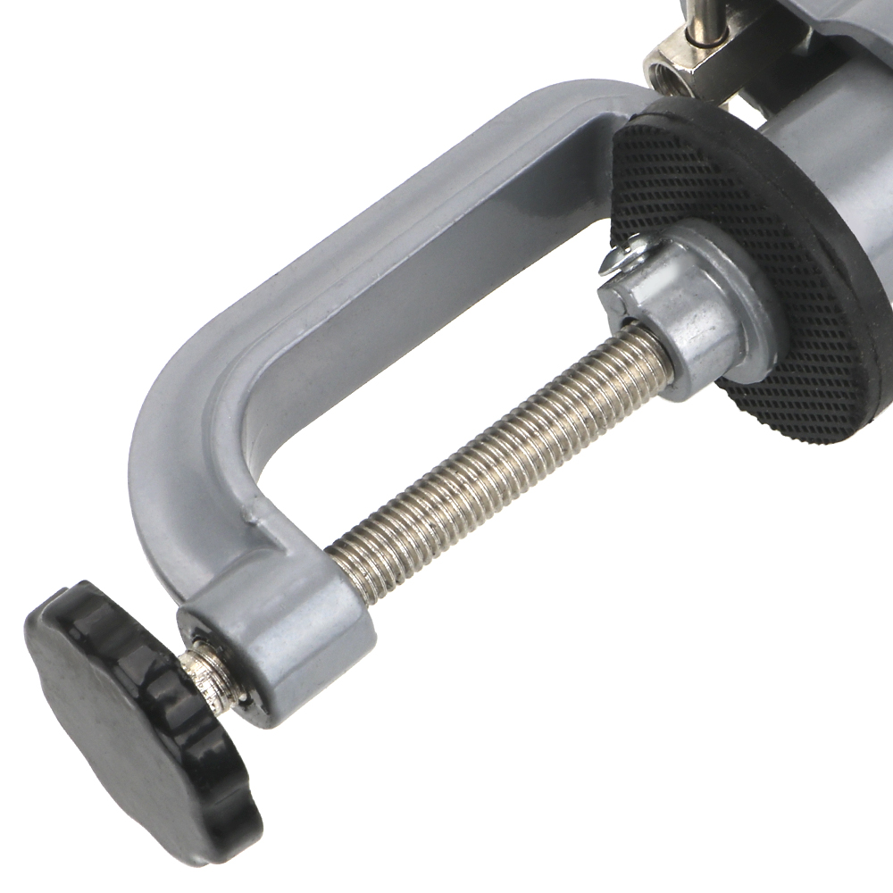 Morsa Da Banco Mini Rotativa 360&deg; - 2 Pezzi Con Ventosa, Per Hobby