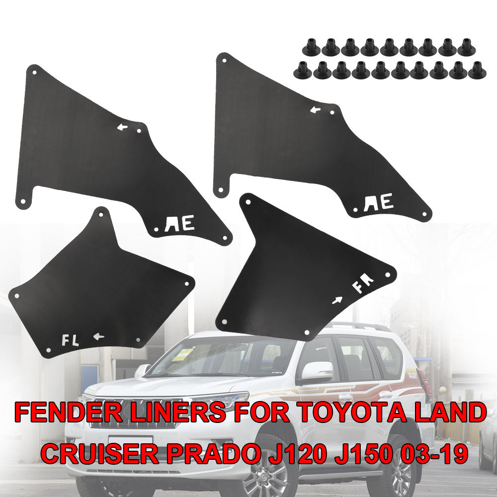 Splash Guards Fender Liner Shields Compatible With Toyota