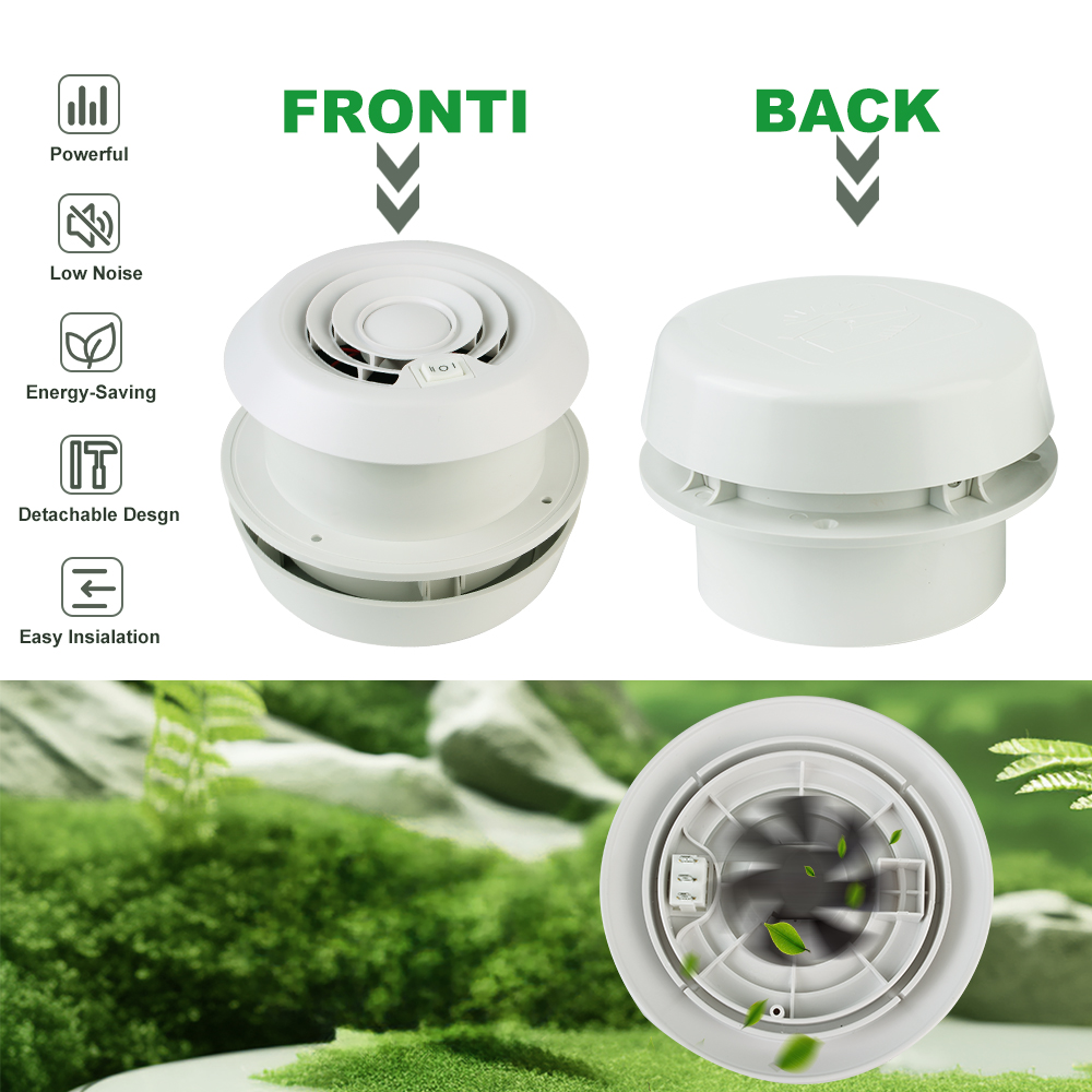 3000/4000RPM 12V Car Fan Silent/Strong Wind Air Vent Outlet Camper Accessories For RV Trailer Caravan Ventilation Exhaust Fans 3000/4000RPM 12V Car Fan Silent/Strong Wind Air Vent Outlet Camper Accessories For RV Trailer Caravan Ventilation Exhaust Fans