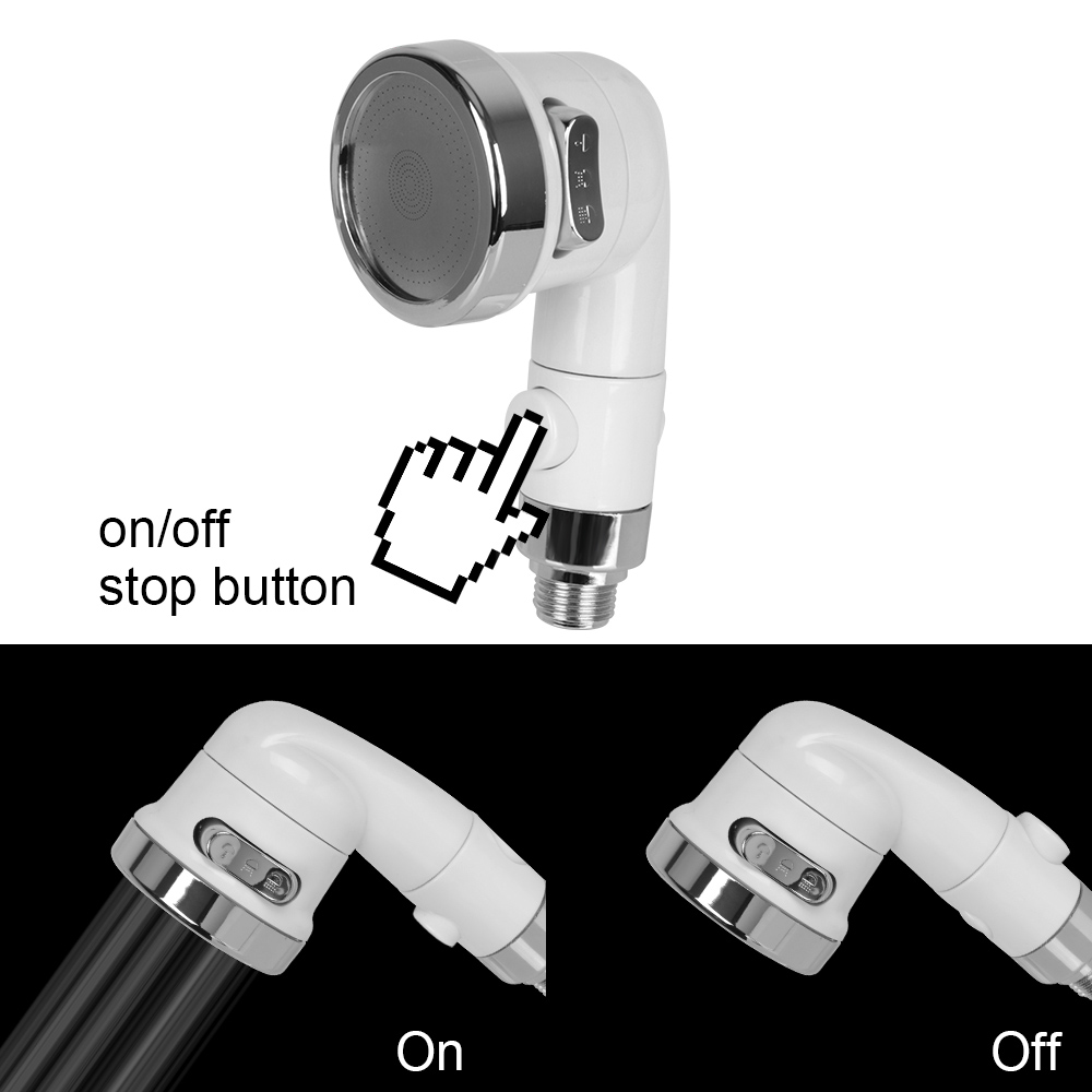 Description Picture 6 of itemFaucet Diverter Valve Faucet Adapter Set Handheld 3 Modes Water-saving Shower head For Home Bathroom Kitchen