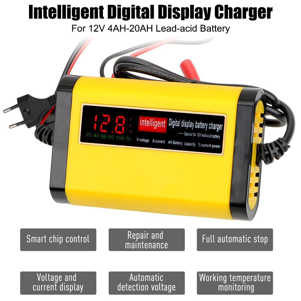 Full Automatic Car Battery Charger 2A