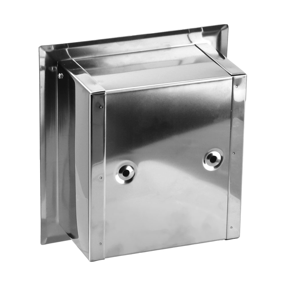 Description Picture 4 of itemPolished Chrome Stainless Steel Roll Paper Box Wall Mounted Toilet Paper Holder Concealable