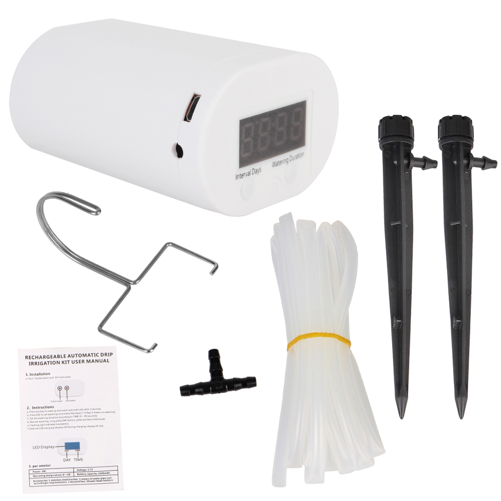 Description Picture 5 of itemDrip Irrigation Device Pump Timer System Automatic Watering Pump Controller Flower Plant Home Sprinkler Garden Gadget 8/4/2 Head