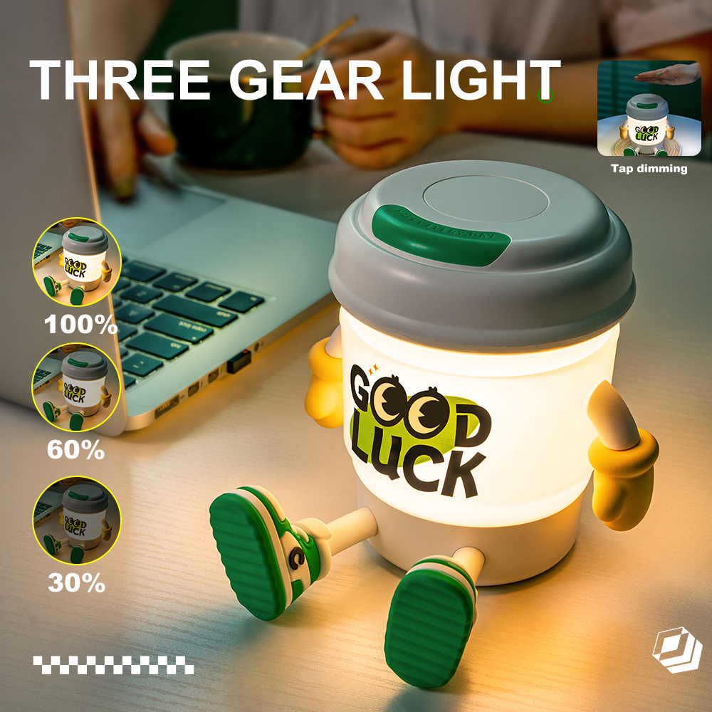 Description Picture 6 of itemLED Kids Toys Cartoon Ornaments Birthday Holiday Gifts Coffee Night Light Bedroom Bedside Lamp