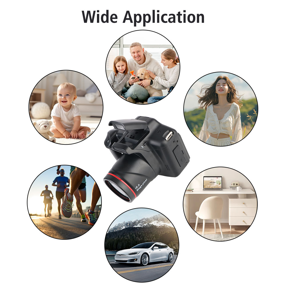 140° Wide Angle HD Videocam 2.4