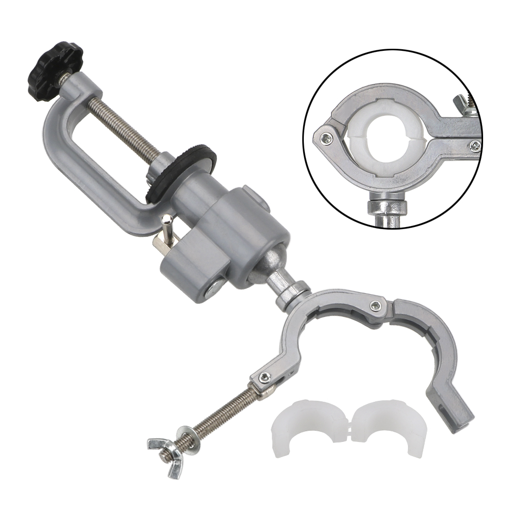 Morsa Da Banco Mini Rotativa 360° - 2 Pezzi Con Ventosa, Per Hobby - Foto 10