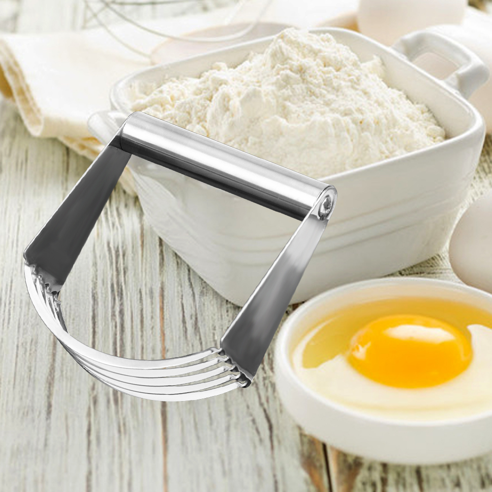 Description Picture 6 of itemBaking Pastry Blades Kitchen Accessories Flour Mixer Baking Tools Butter Lard Cutter Stainless Steel Manual Dough Blender