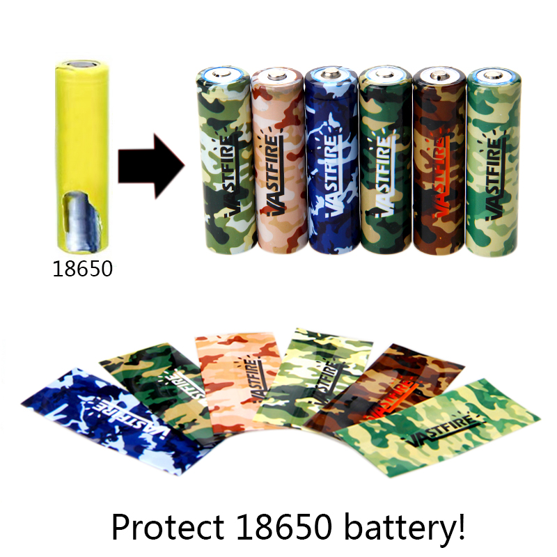 3.7V 2600mAh 18650 Liion Battery Stickers 10PCS PVC Heat Shinkable