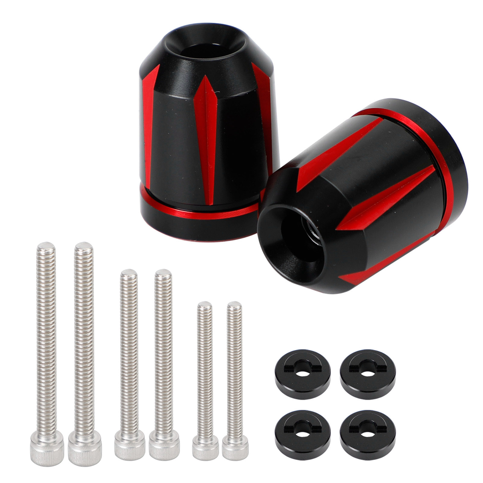 CNC Aluminium Motorfiets Stuur End 7/8 22mm Handvat Bar Ends Stekkers