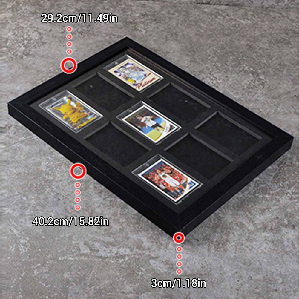 Graded Card Display Frame For PSA, CGC, TAG SlabsWall-Mount Trading Card  Case | eBay