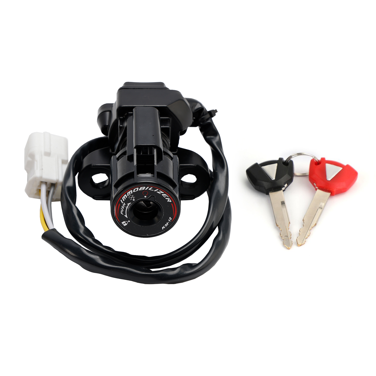 ihika 0207 Ignition Switch Keys Fit for Kawasaki ZX636 ZX6R