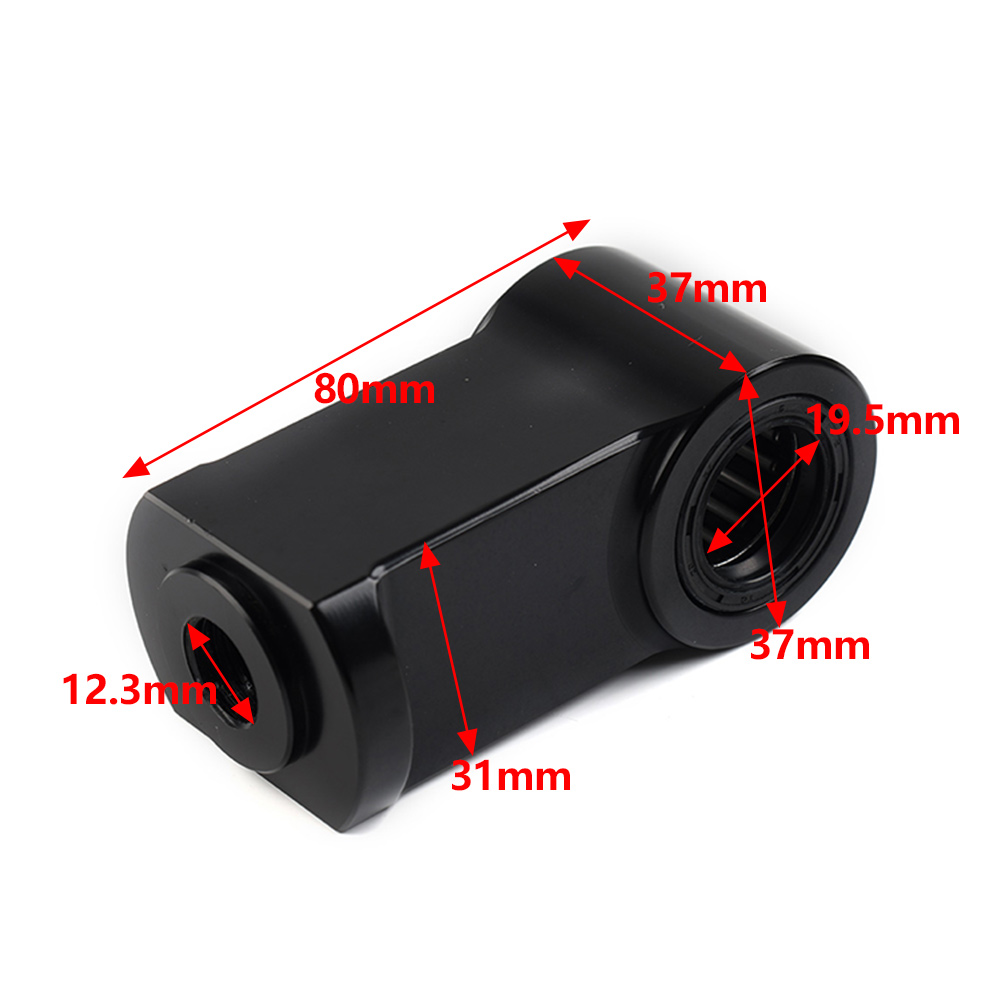 thumbnail image 2 of 1.5 Inch Rear Shock Mount Extender For Harley Softail Street Bob 2018-2023 – Gloss Black 2 of 6