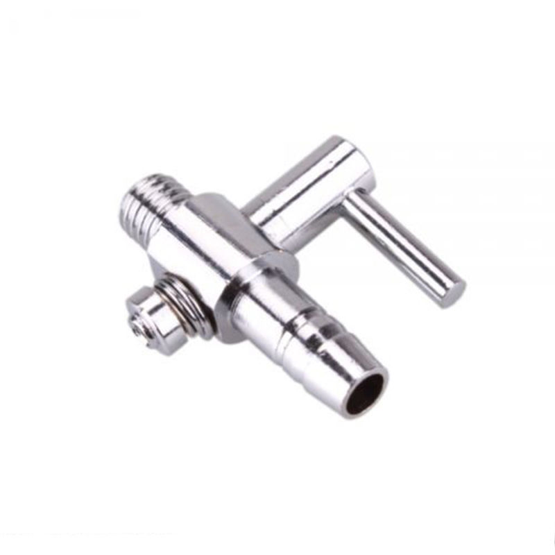 Aquarium Air Flow Distributor Thread Lever Control Valve Stainless