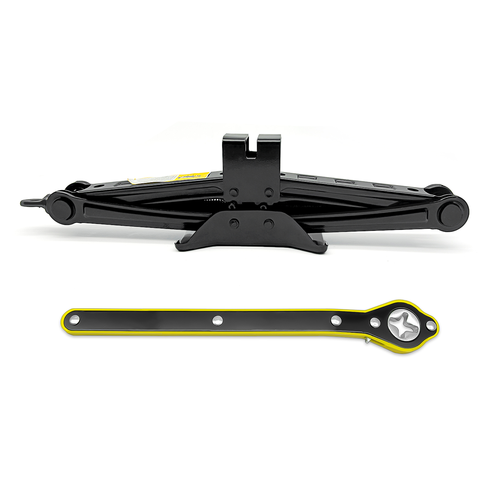 2.5 Ton Tonne Scissor Jack Car Lift Wind Up w/ Crank Speed Garage Handle Tool for Car Van SUV Garage Tool: 3 - 5 Days Free Delivery Only UK