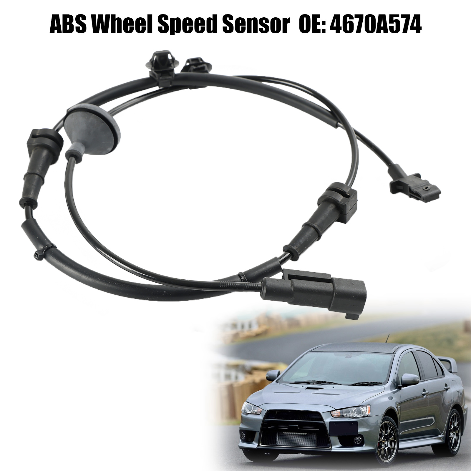Derrière Rear Right ABS Wheel Speed Sensor 4670A574 For Mitsubishi