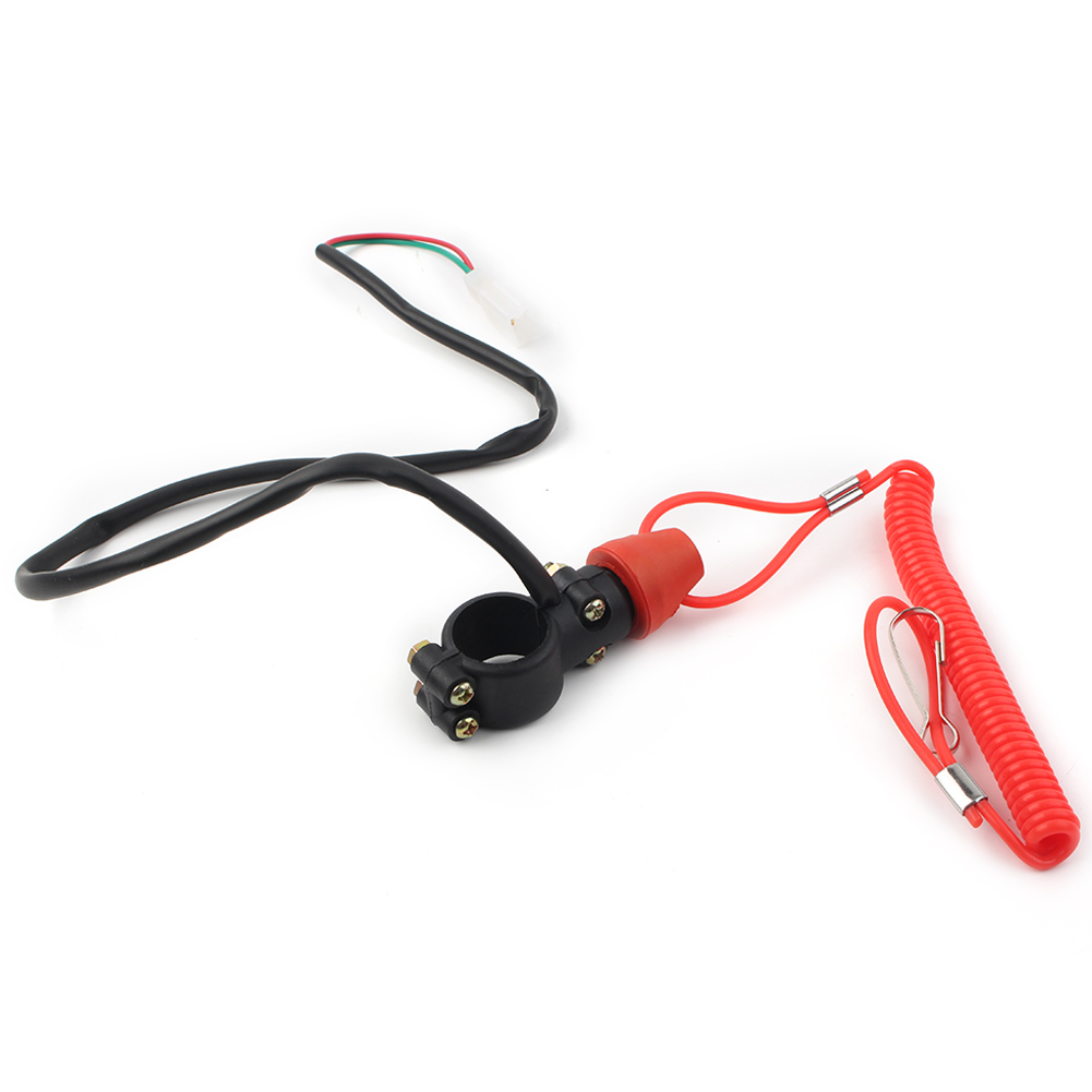 Motorcycle ATV Kill Switch Tether Lanyard - Safety Engine Cut-Off For Dirt Bikes, Pit Bikes, Quads 12 thumbnail image