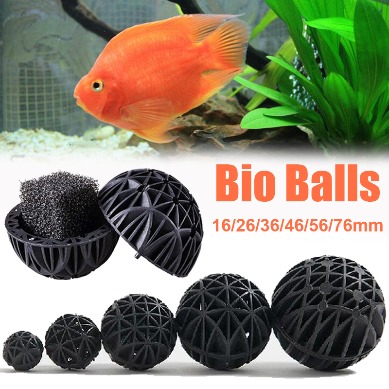 2/10pcs 1676mm Aquarium Bio Ball For Canister Pond Clean Fish Tank Filter eBay