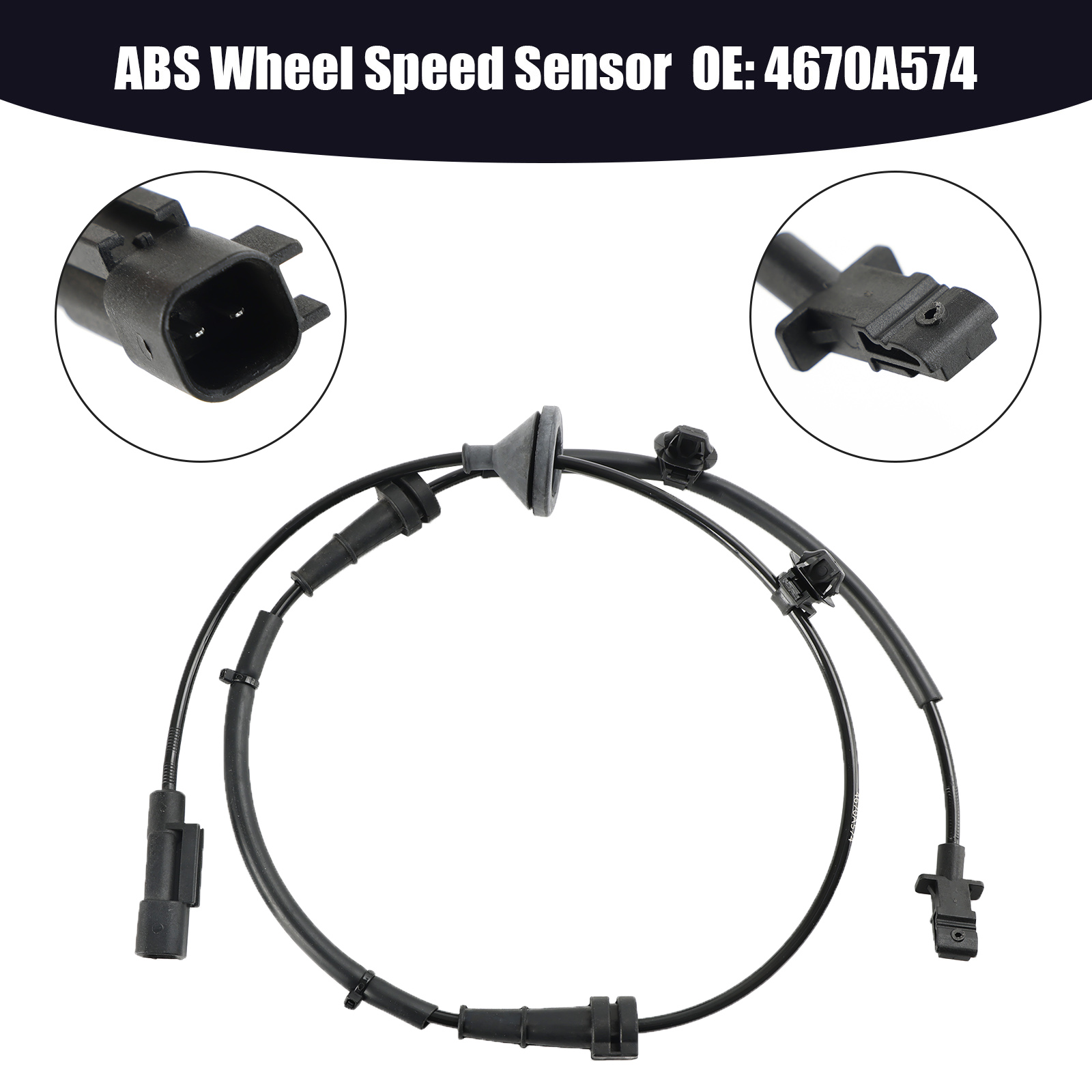 Rear Right ABS Wheel Speed Sensor 4670A574 For Mitsubishi