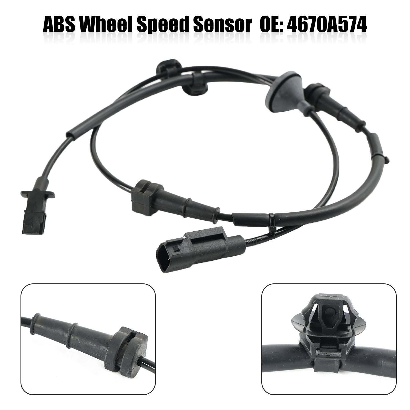 セキュリティ・セーフティ atras Rear Right ABS Wheel Speed Sensor 4670A574 For Mitsubishi
