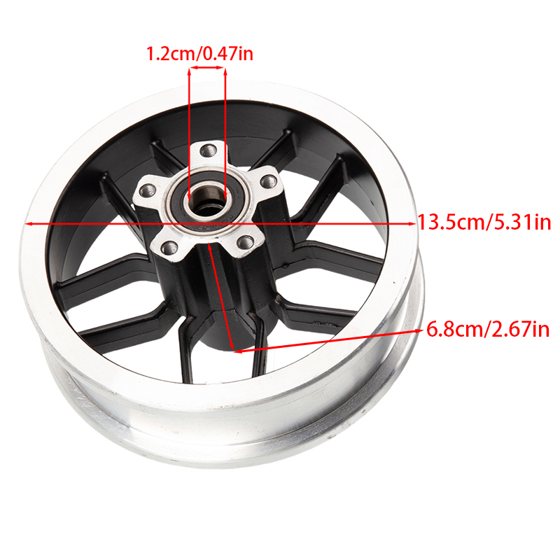 Description Picture 4 of itemWear-resistant and durable 200 × 50 tree branch disc brake wheel hub for electric bicycle or light motorcycle accessories