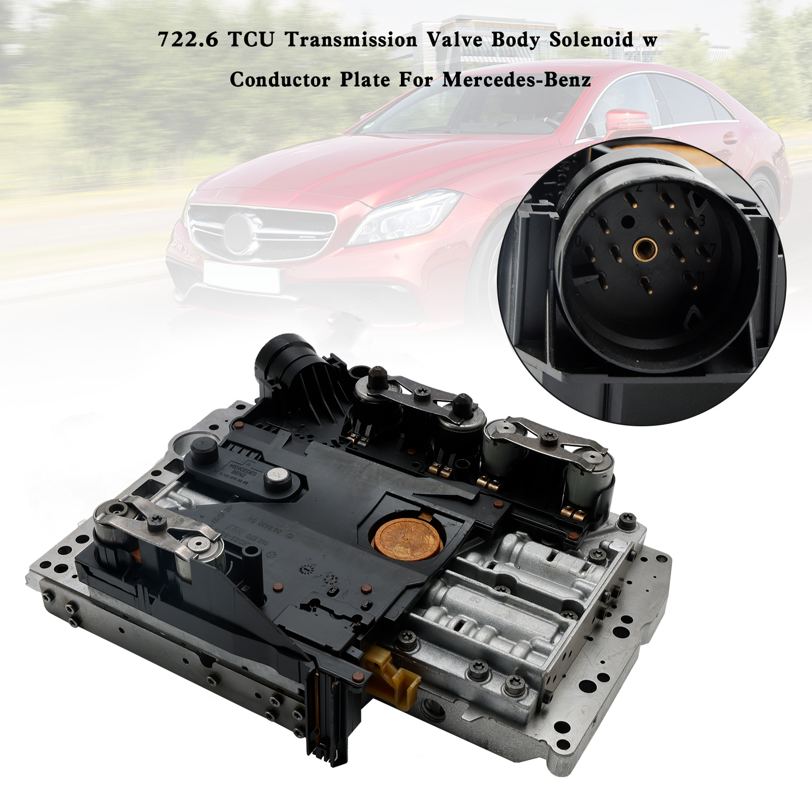 722.6 Transmission Valve Body With Solenoids & Conductor Plate For Mercedes-Benz C/E/S/ML Class