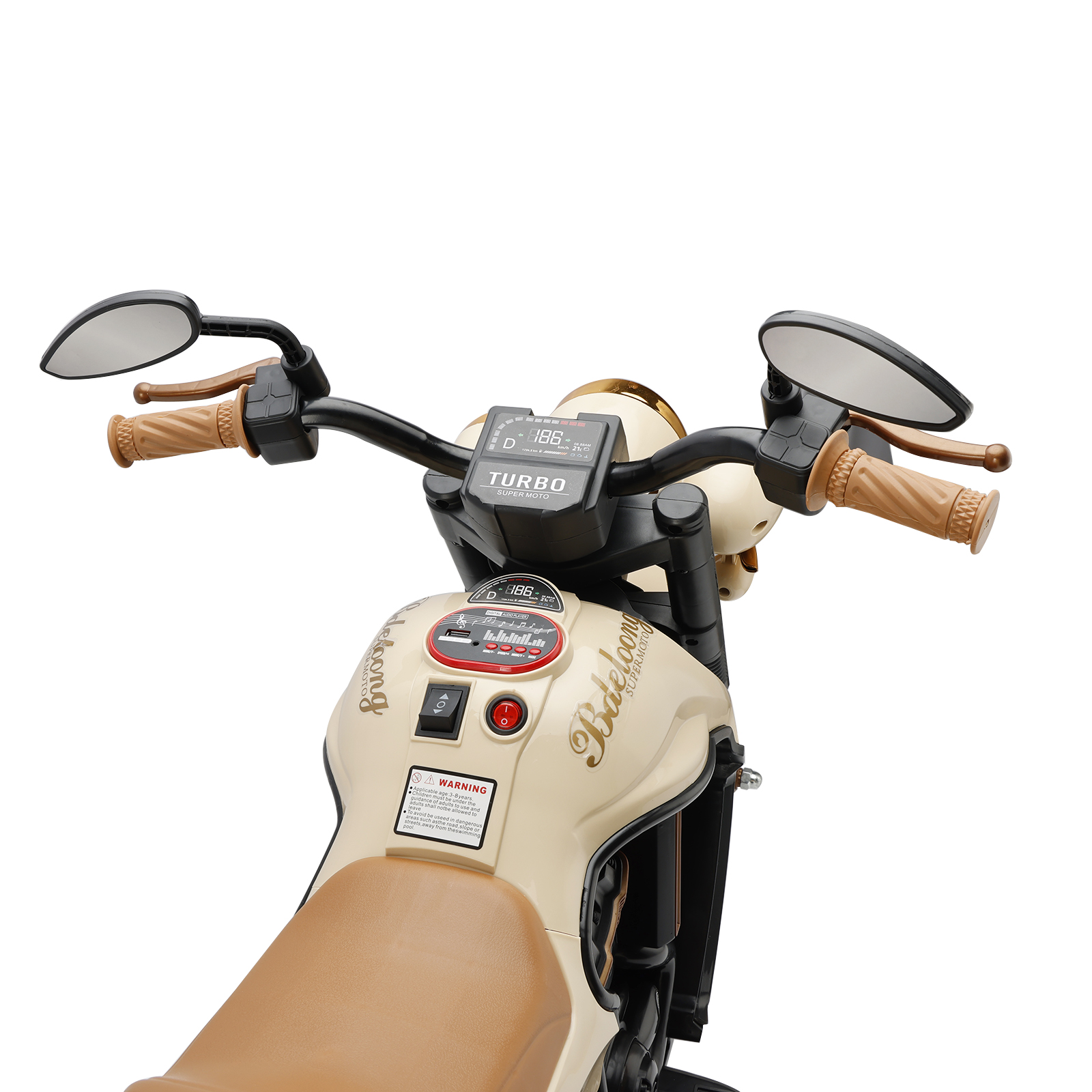 3 Wheel Kids Ride On Motorcycle