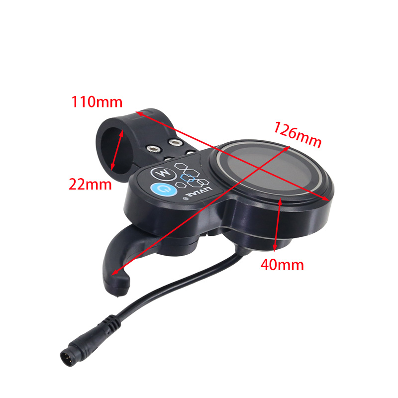 LIVIAE Controller and LCD Display with wiring connections.