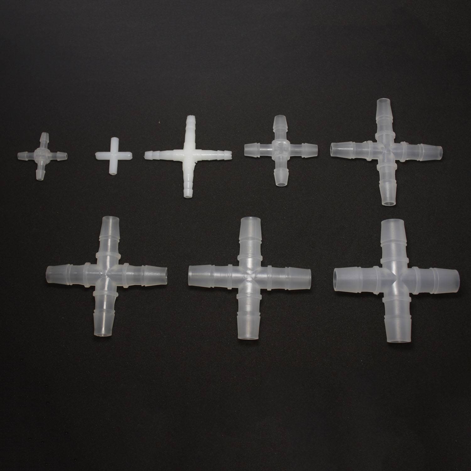 2pcs Plastic Hose Pipe Tube Connector Joiner White Silicone Rubber PVC Air Water eBay